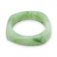 Resin-Armb&auml;nder Bangle Green