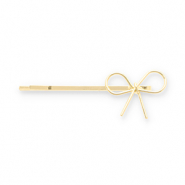 Haarschmuck Haarklammer Schleife Gold