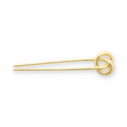 Haarschmuck Franz&ouml;sische Haarnadel Knoten Gold