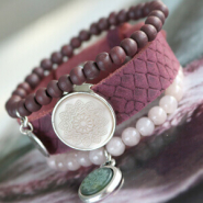 Schmucksets Set mit Polaris Cabochon Mandala
