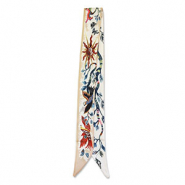 Bandana Schal mit Tiere/&Auml;ste Beige-sand beige
