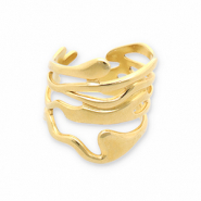 Ringe aus Stainless Steel - Rostfreiem Stahl Gold