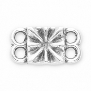Metall Anh&auml;nger DQ Zwischenst&uuml;ck Antik silber (Nickelfrei)
