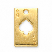 Metall Anh&auml;nger DQ Spatenasse Gold (Nickelfrei)