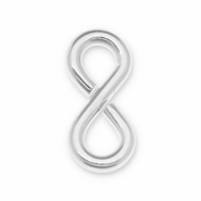Eco-brass&reg; Metall Zubeh&ouml;r DQ Bindering "8" Antik silber (Nickelfrei)
