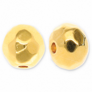 Metall Perlen DQ Facett Geschliffen 6mm Gold (Nickelfrei)