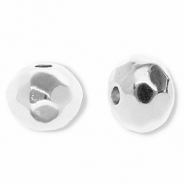 Metall Perlen DQ Facett Geschliffen Antik silber (Nickelfrei)