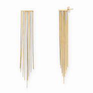 Ohrringe aus Stainless Steel - Rostfreiem Stahl Ohrstecker Gold