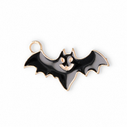 Metall Anh&auml;nger Fledermaus Black-gold