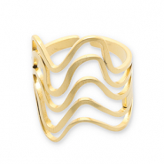 Ringe aus Stainless Steel - Rostfreiem Stahl Gold