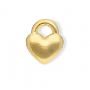 Stainless Steel - Rostfrei Stahl Anh&auml;nger Herz Gold