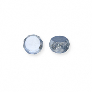 Glas Top Facett Perlen Blue-pearl shine coating