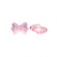 Fashion Facett Perlen Schleife Pink