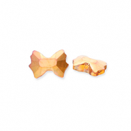 Fashion Facett Perlen Schleife Flame orange-AB coating