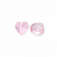 Fashion Facett Perlen Herz Pink