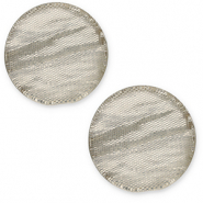 12 mm flach Cabochon Polaris Elements Las Vegas Beige