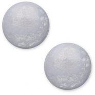 12 mm classic Cabochon Polaris Elements Jais Sky blue