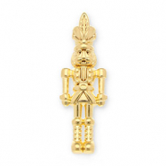 Metall Anh&auml;nger DQ Nussknacker Gold (Nickelfrei)