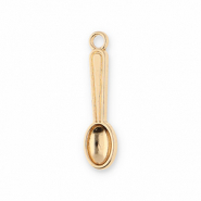 Metall Anh&auml;nger L&ouml;ffel Gold