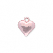 Metall Anh&auml;nger Herz Light Pink
