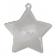 Transparenter Schmuck Stern Transparent