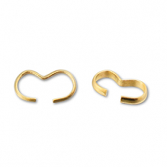 Metall Zubeh&ouml;r DQ Schmuck-Verbinder Gold (Nickelfree)
