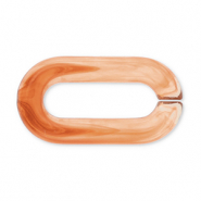 Acryl-Kettenglied, 20 mm, lose Orange