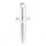Stainless Steel - Rostfrei Stahl Anh&auml;nger Mini-Dolch Silver