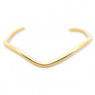 Armb&auml;nder aus Stainless Steel - Rostfreiem Stahl Bangle Gold
