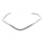 Armb&auml;nder aus Stainless Steel - Rostfreiem Stahl Bangle Silver