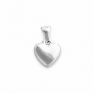 Stainless Steel - Rostfrei Stahl Anh&auml;nger Herz Silver