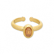 Ringe aus Stainless Steel - Rostfreiem Stahl Gold-light orange
