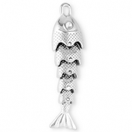 Stainless Steel - Rostfrei Stahl Anh&auml;nger Fisch Silver