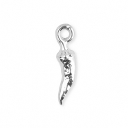 Stainless Steel - Rostfrei Stahl Anh&auml;nger Chilischote Silver