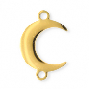 Stainless Steel - Rostfrei Stahl Anh&auml;nger/Zwischenst&uuml;ck Horn Gold