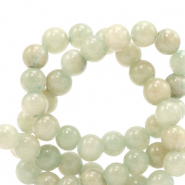 Naturstein Perlen 6mm Ice green