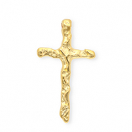 Metall Anh&auml;nger DQ&reg; Kreuz Goud (nikkelvrij)