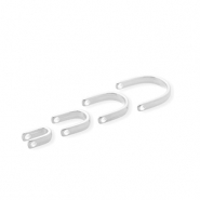 Metall Anh&auml;nger DQ&reg; Bogen Set 4 St&uuml;ck Antiek zilver (nikkelvrij)