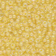 Miyuki Rocailles 8/0 Light Yellow Lined Crystal AB 8-273
