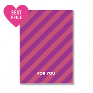 Schmuck Karten "For you" Purple-pink