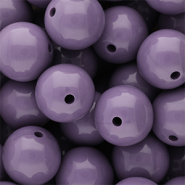 18 mm DQ Acrylperlen shiny Purple haze 18-3718 TCX