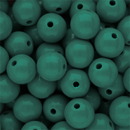 14 mm DQ Acrylperlen shiny Mediterranea green 19-4517 TCX