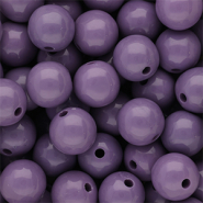 14 mm DQ Acrylperlen shiny Purple haze 18-3718 TCX