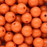 14 mm DQ Acrylperlen shiny Orange peel 16-1359 TCX