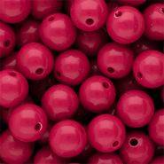 12 mm DQ Acrylperlen shiny Fuchsia 17-2031 TCX