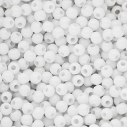 4 mm DQ Acrylperlen shiny Snow white 11-0602 TCX