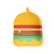 Statement-Anh&auml;nger Hamburger Dark yellow-green-brown-red