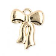 Metall Anh&auml;nger Schleife Gold