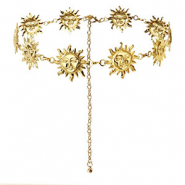 Bauchkettchen Sonne Gold