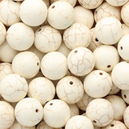 Perlen Keramik 16&nbsp;mm White